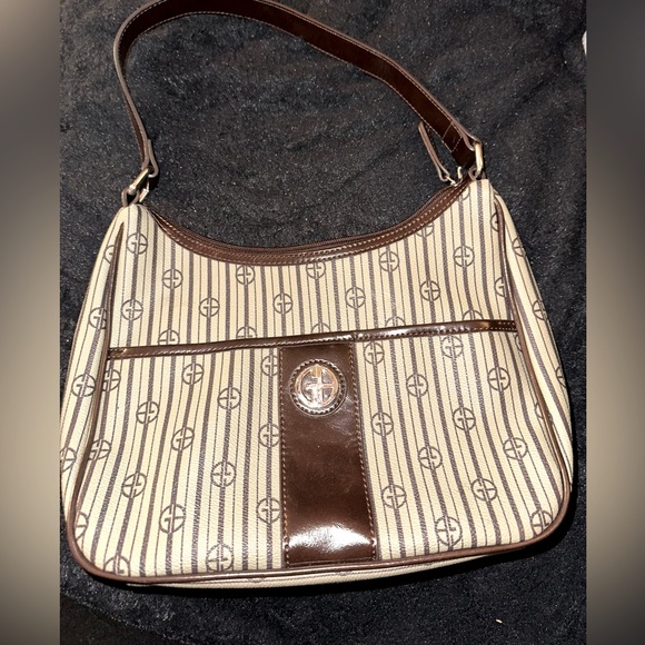 Giani Bernini Signature Stripe Handbag - Picture 1 of 2